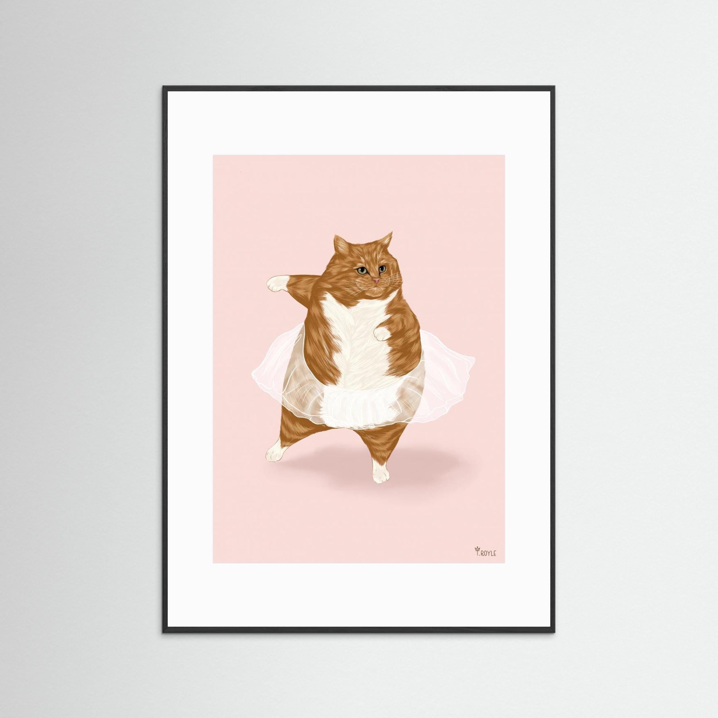 Ballet Cat - 'I can do anything I dream of' by Tara Royle